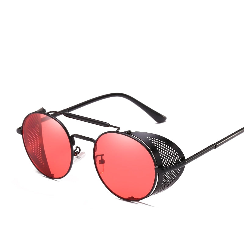 Retro Steampunk Sunglasses Personality Windshield Frame