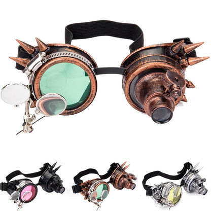 Men/Women steampunk Gothic googles Sunglass