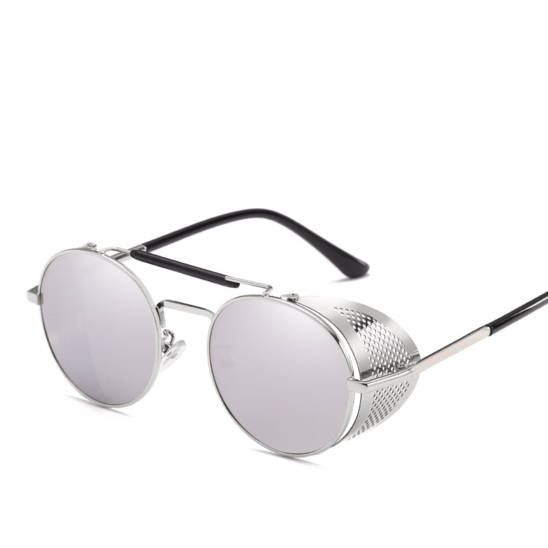 Retro Steampunk Sunglasses Personality Windshield Frame