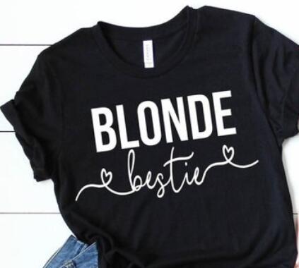 Skuggnas Blonde Bestie Brunette Bestie Best Friend Shirts Matching T Shirts Best Friend Shirt Set Best Friend Shirt BFF Clothing