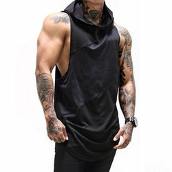 Brand Clothing Bodybuilding Muscle Fitness Men's cotton tank top.