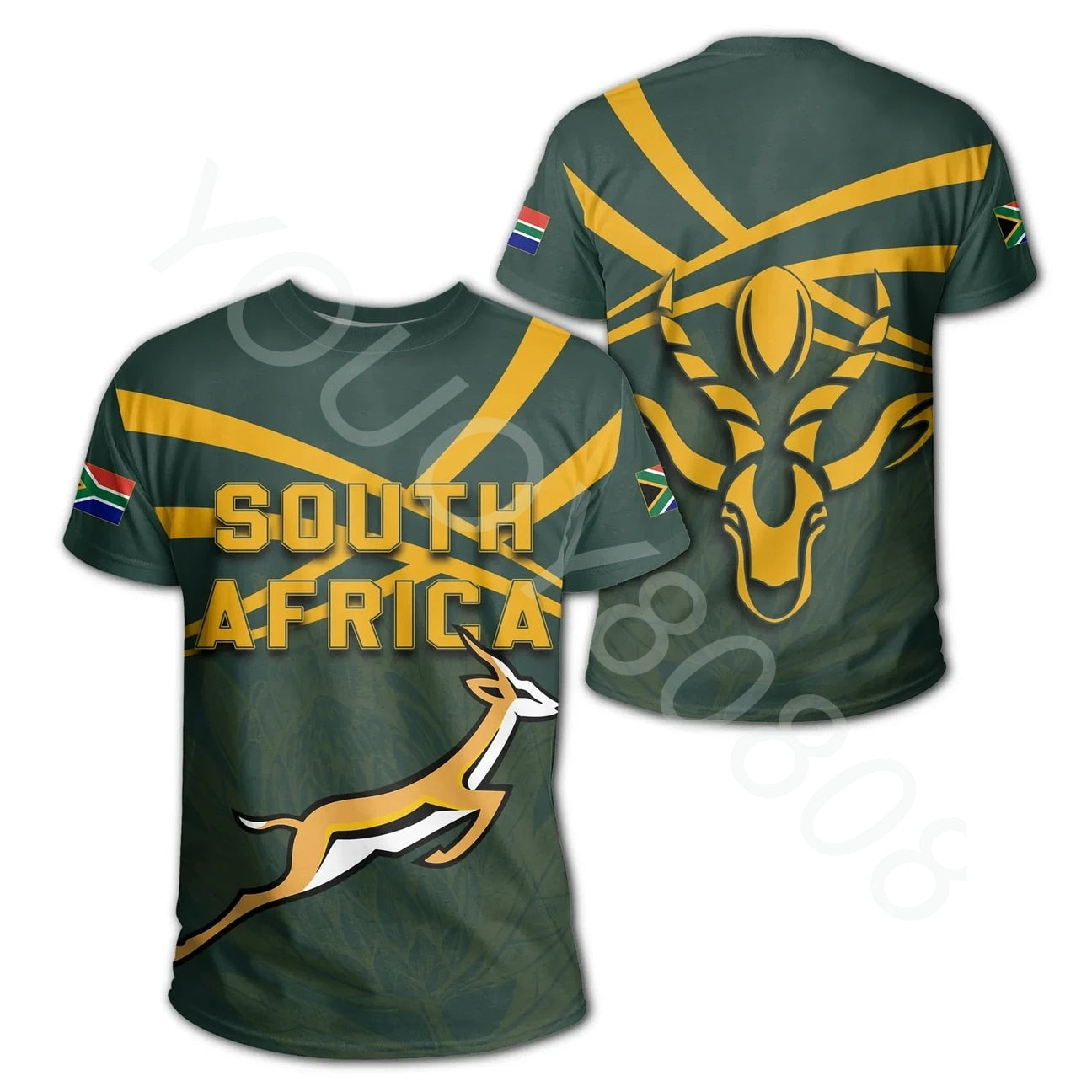 South African Springbok - Rugby Fans T-Shirt