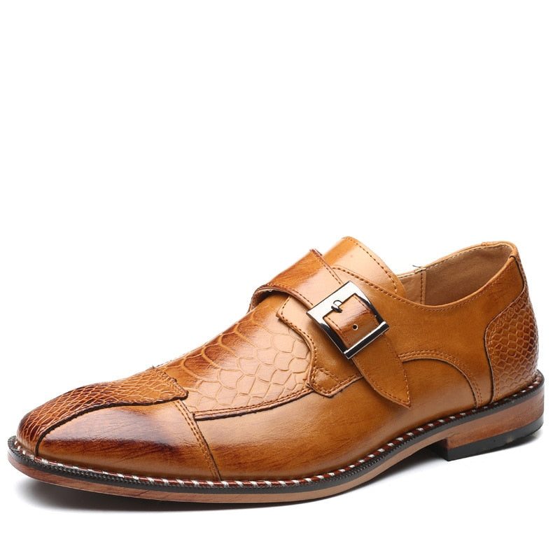 Men's Dress Shoes, Oxford Patent Leather Office Business Men's Shoes.