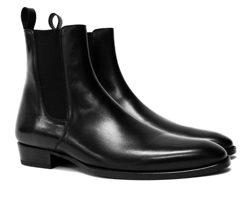 Men Boots New for Winter  2021 High Quality Men Ankle High Fashion Casual Boot Male Vinage Classic Dress Chelsea Boots HA099