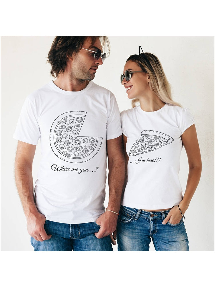 Couples T-shirts, Love Romantic, Matching, His and Hers, Shirts