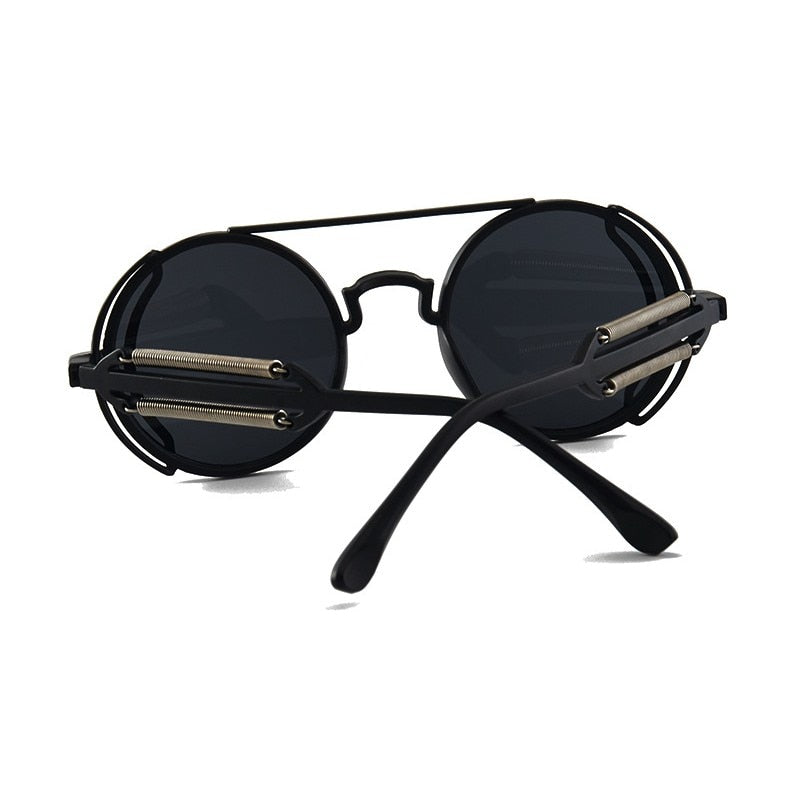 Metal Steampunk Sunglasses Men Women Fashion Round Glasses Brand Design Vintage Sun Glasses High Quality Oculos De Sol UV400