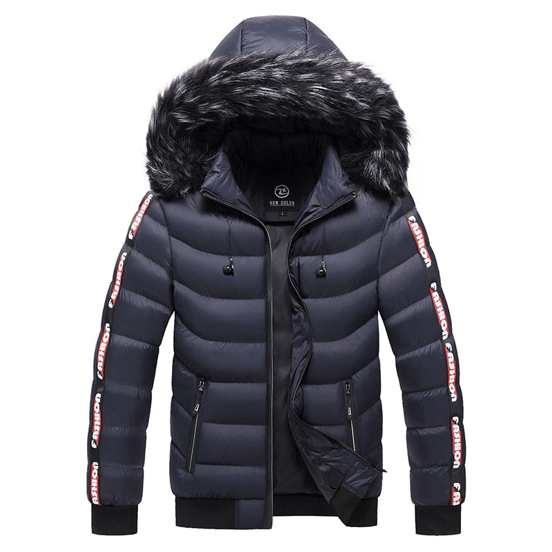 Warm Fleece Winter Parkas Quilted Jacket Coat, Puffer Thermal Clothing Oversize Streetwear