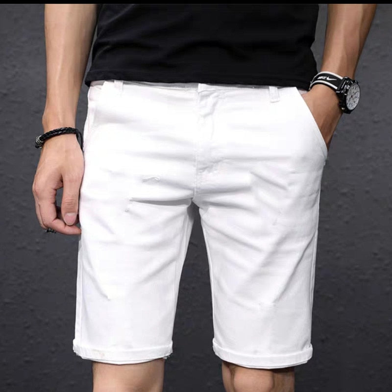 https://ae01.alicdn.com/kf/H2ba41c1dd2d94f1bb0d0bf553f1dea31M/White-Ripped-Scratched-Men-Denim-Shorts-Casual-Summer-Jeans-Popular-Elastic-Plus-Size-36-38-40.jpg