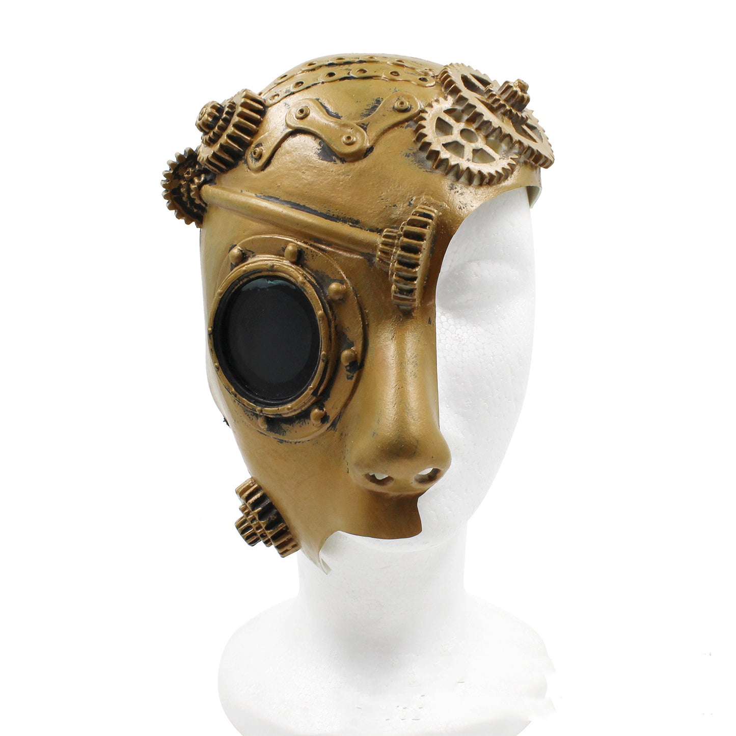 Steampunk Half Face Props Anime Game