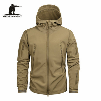 Mege Brand Clothing, Autumn Men's Camouflage, Fleece Jacket.