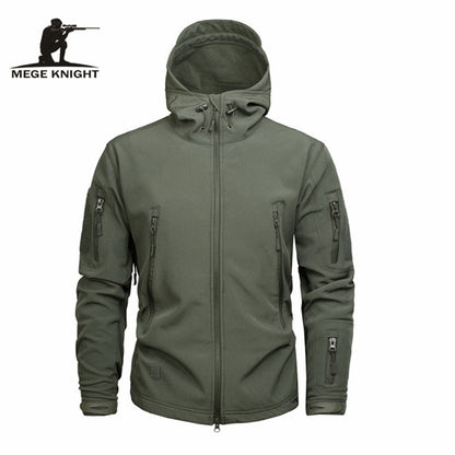Mege Brand Clothing, Autumn Men's Camouflage, Fleece Jacket.