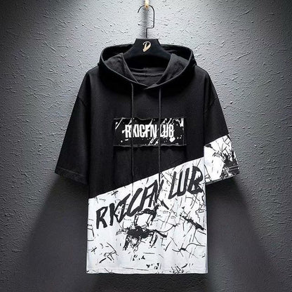 Men`s Street Style Lace Punk Gothic Pullover Designer Steampunk Hem Hip Hop Sweatshirts Shirts Tees
