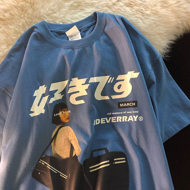 Girls Hip Hop Streetwear Harajuku T Shirt