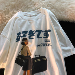 Girls Hip Hop Streetwear Harajuku T Shirt