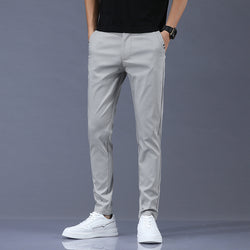 Spring Summer Men's long Pants, Casual Slim Fit.