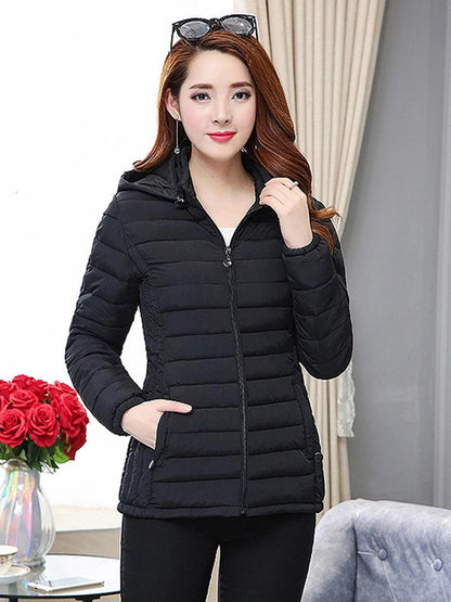 Warm Woman Clothing Casual Winter Parkas