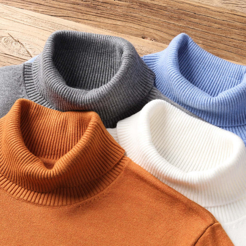 2022 New Autumn/Winter Men's Warm Turtleneck Sweater