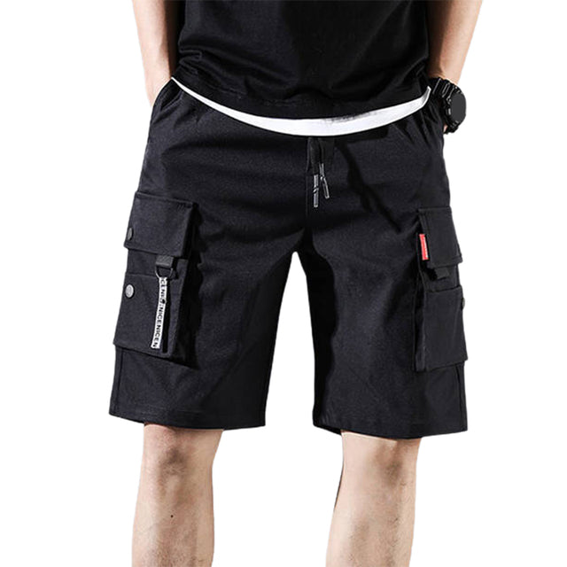 Men's Solid Multi-pocket Cargo Pants